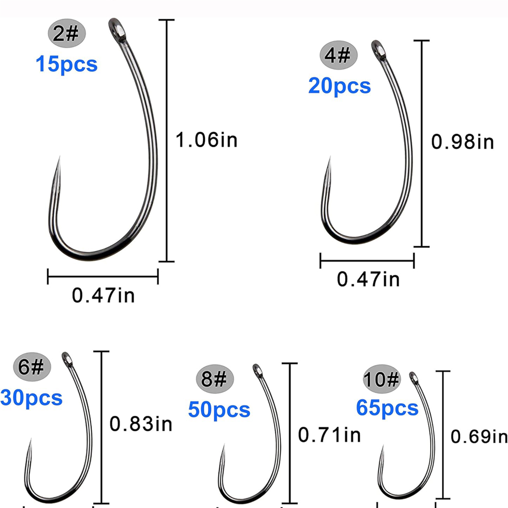 180PCS Barbless Fishing Hooks  - Fishing Hook Barbless review and price