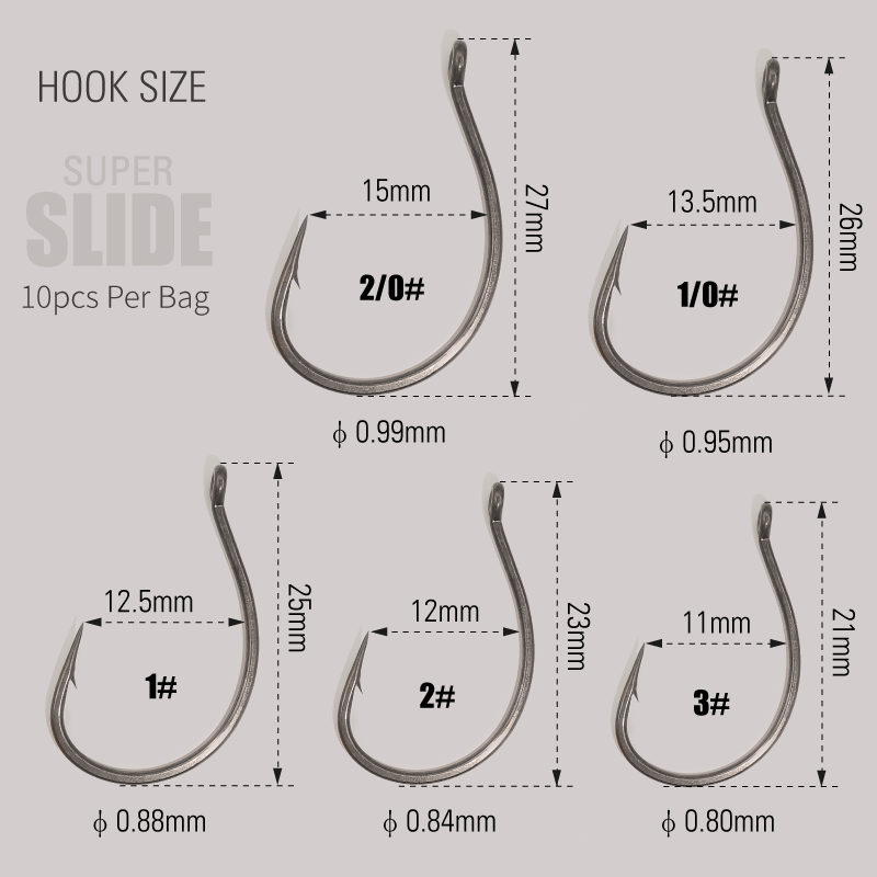 LUREHOLIC PTFE Super Slide Wac - Fishing Hook Barbless review and price